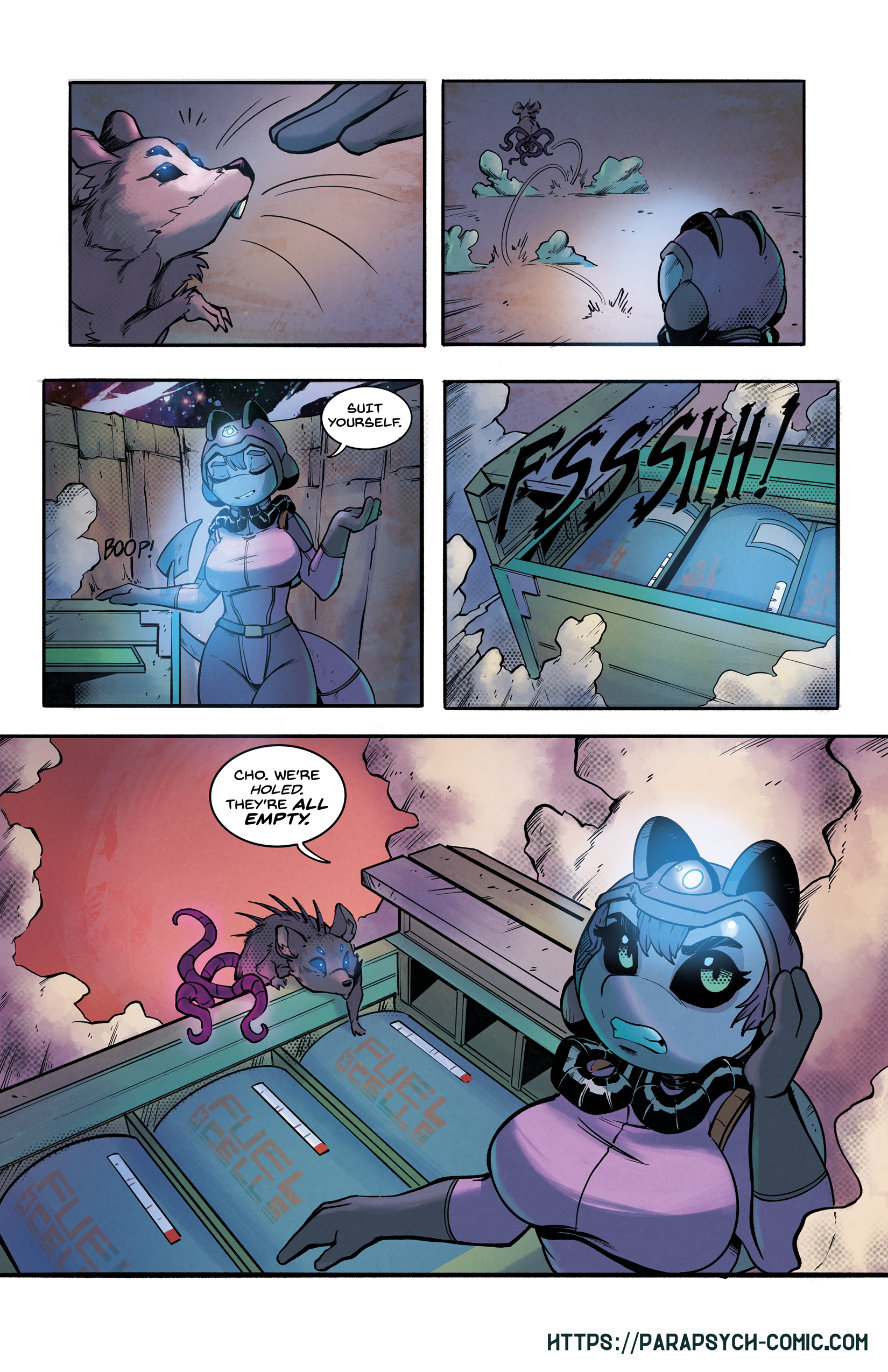 This is why you never turn your back to strange creatures on planets with no sun or potential atmosphere!